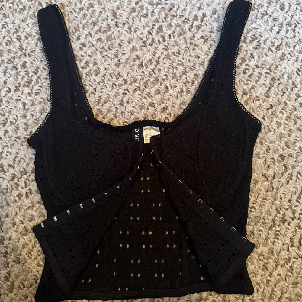 divided tank top/corset from H&M. never worn. size xs.